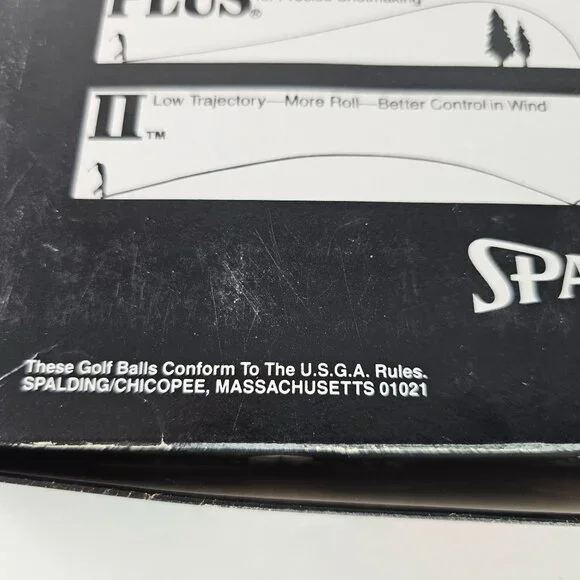 Vintage Spalding Top-Flite II Low Trajectory Golf Balls Set of 12 balls - Picture 6 of 7